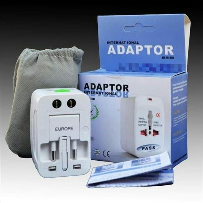 Colokan Travel Adaptor Universal Internasional Listrik Konversi