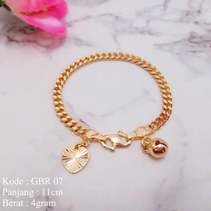 Gelang Tangan Anak Rantai Sisik Naga Tebal Gelang Gelang Emas I
