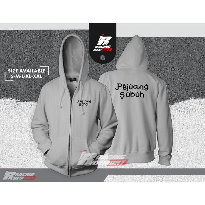 Jaket Hoodie Resleting Pejuang Subuh Terbaru Kualitas Distro -Gratisongkir