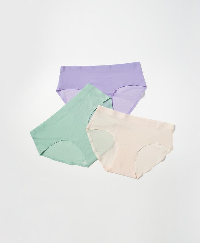Young Curves Panty Pack Pastel Hipster C04-100672MIX