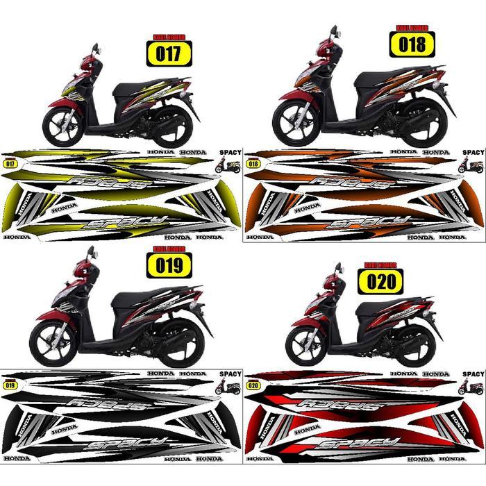 Stiker Striping Honda Spacy Variasi RZ 05 (Semua Ready Bisa Cod)