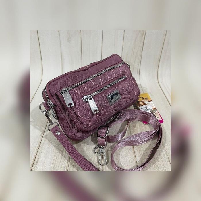 Pouch/Tas Selempang Ori Chibao Kanvas Bordir Cb996-22 5Res (2Tali)