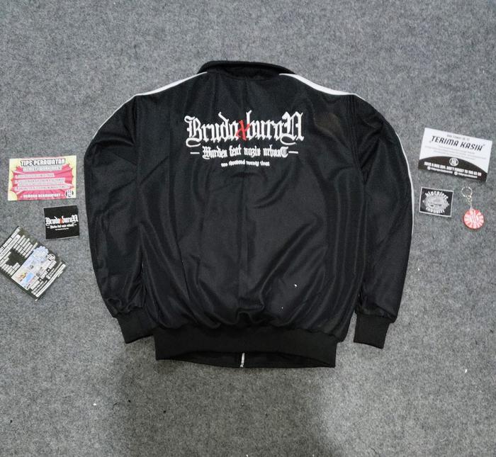 JAKET TRACKTOP Custom Satuan | Plat garis bisa custom