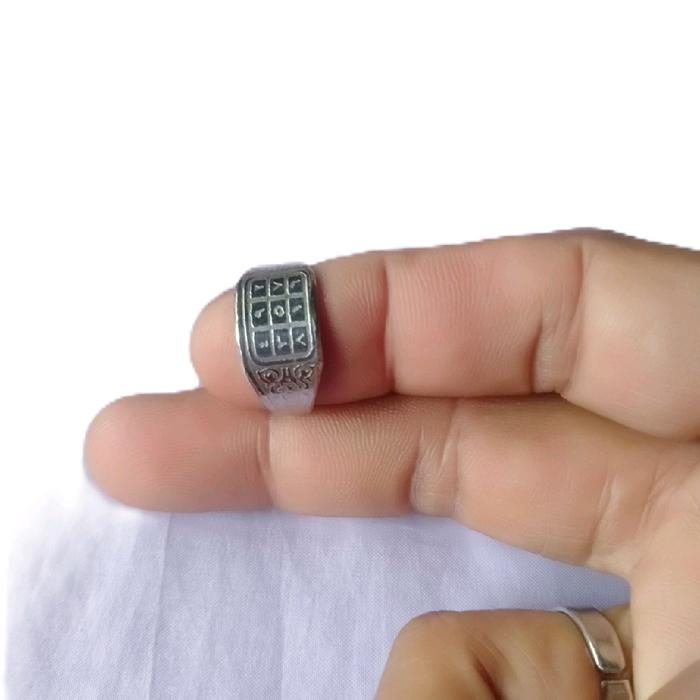 cincin stainllesstil rajah/wafak handmade dari martapura