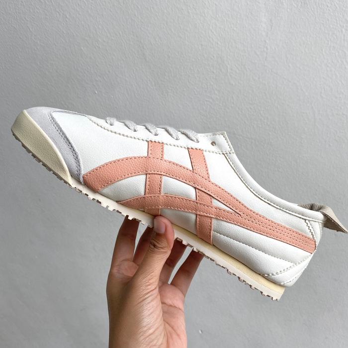Mexico 66 white pink | sepatu otsuka onsu terbaru kekinian