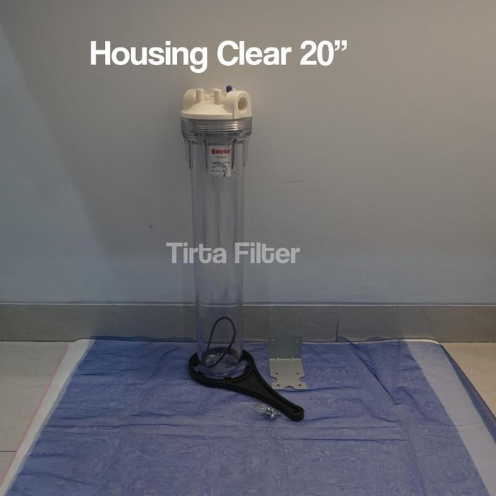 Housing Filter 20 inchi Clear Nanotec drat 3/4 inchi *