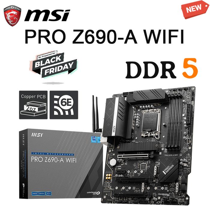 MSI PRO Z690-A WIFI DDR5 Motherboard LGA 1700 Intel Z690 Support Core