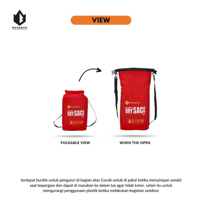 Eiger - Bogaboo warmer Dry sack 30 L waterproof  - drybag - dry bag - kantong serbaguna