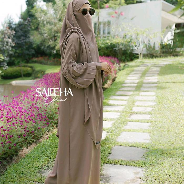 Abaya Azzahra (Coffe Milk) by Saleeha