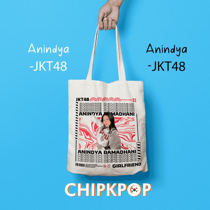 [PAKET SET ANINDYA] [JKT48] I TOTEBAG OSHI ANINDYA JKT 48 FANMADE BISA COD I TOTEBAG JKT 48 OSHI ANI