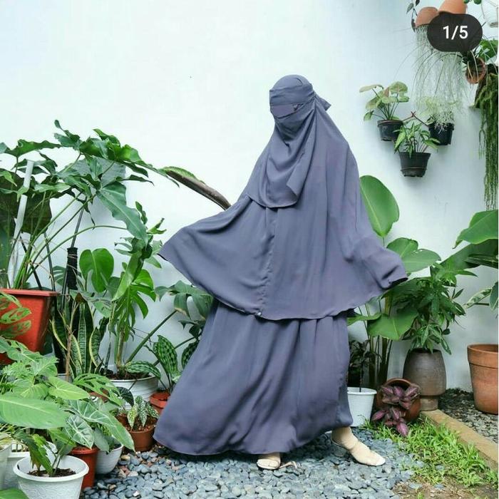 Dress Azkia (Set Gamis Cadar)