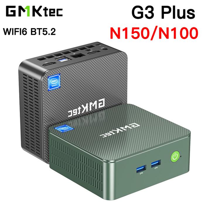 GMKtec G3 Plus Twin Lake N150 MINI PC G3 N100 Windows 11 Pro DDR4 16GB 512GB NVMe SSD WIFI6 BT5.2 De