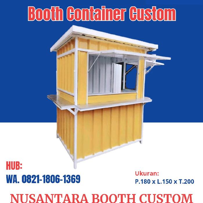 booth container jualan Booth Container Custom UMKM Murah Booth Container Cafe Mini Siap Pakai Booth