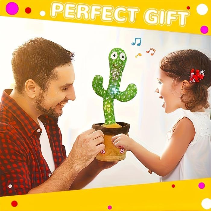 Talking Cactus Toy Dancing Cactus Baby Toy with Lighting Singing Mimicking Cactus Baby Toys Repeat W