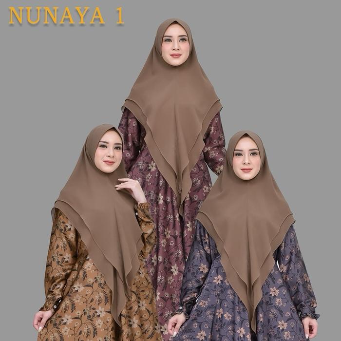 NUNAYA HK GAMIS MOTIF BESTSELLER - ORIGINAL BY AYU SANDRA MOSLEM