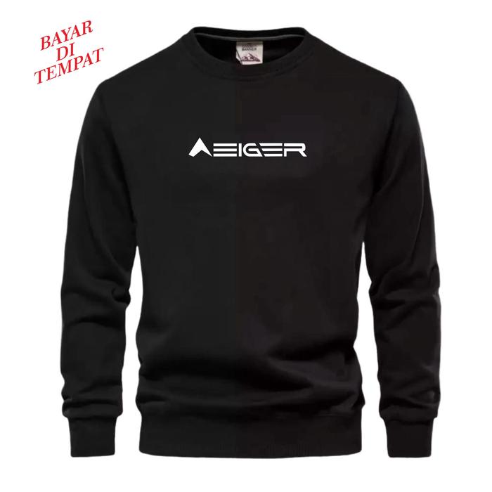 Sweater Crewneck Distro Unisex Cream Premium Flace Panjang Tebal Adem Sweatshirt Pria Keren Jaket Sw