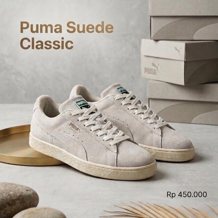 PUMA SUEDE CLASSIC LIGHT GREY – CASUAL & TIMELESS! Rp 450.000