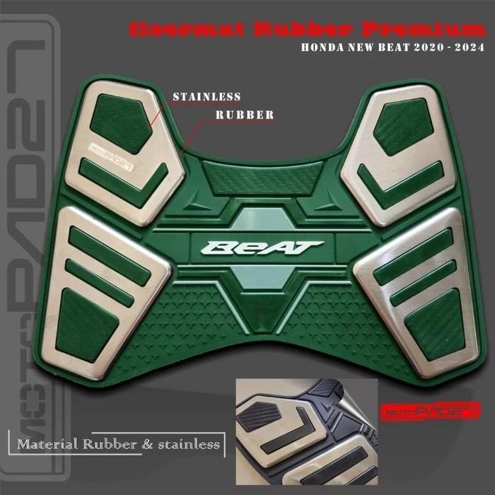 Karpet Motor Honda Beat Delux Beat Street 2020 2021 2022 2023 2024 2025 Pijakan Motor Bahan Premium 
