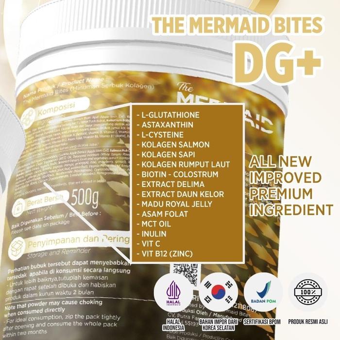 BPOM Marine Collagen Double Glutathione MCDG+ (Double Glutathione Plus)500G