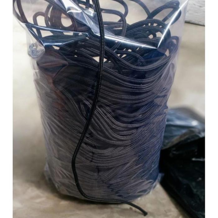 tali kur bulat hitam 3mm isi 1kg