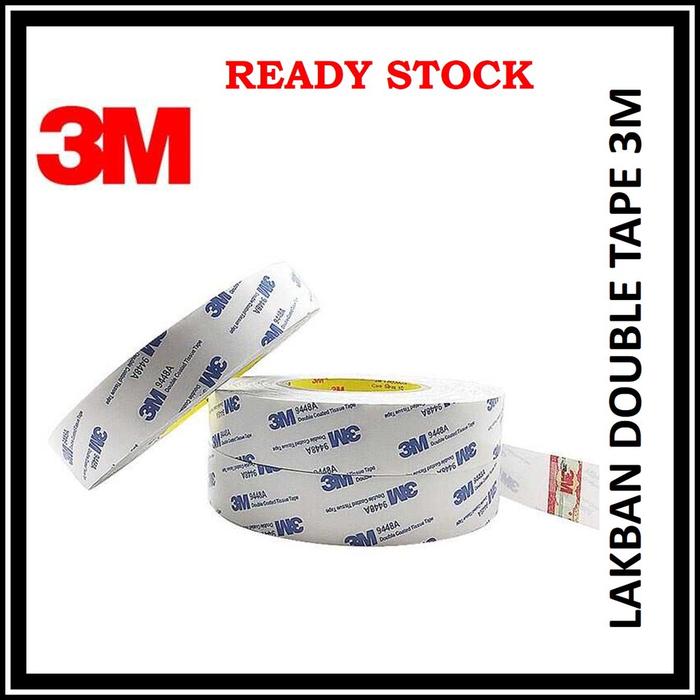 PROMO Double Tip Super Kuat Double Tape 3M Super Kuat Lakban Double Side Strong Sticky Glue Dobel Ti