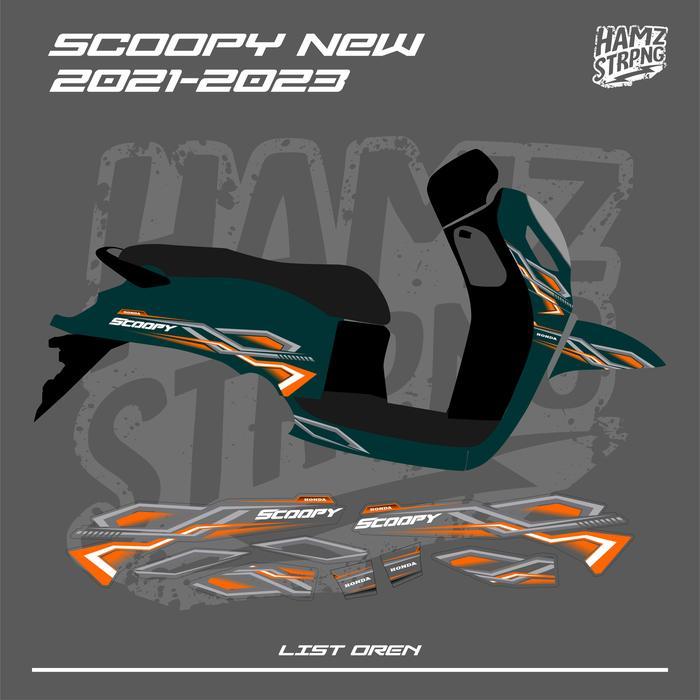 Striping Transparan Scoopy New 2021-2023 Race Edition [NTS]