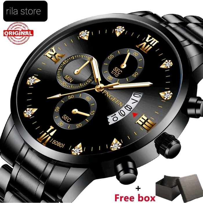 Jam Tangan Tahan Air Stainless Fngeen Asli - Kualitas Terbaik - Watches