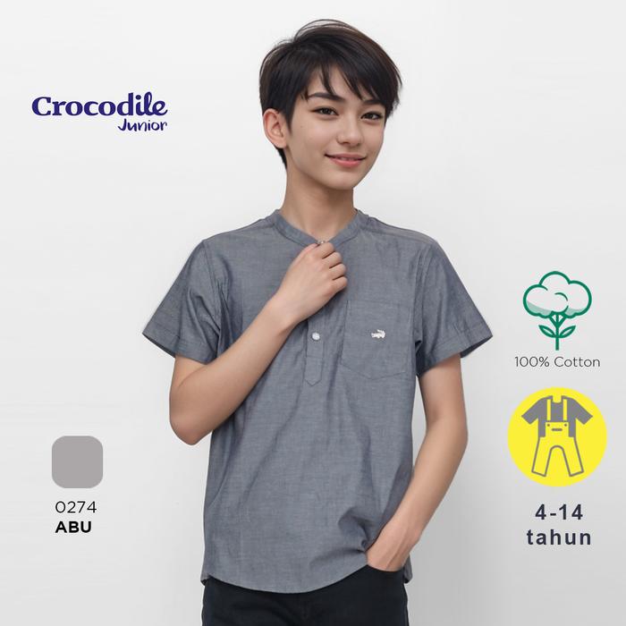 Crocodile KIDS KOKO | Kemeja Koko Katun Lengan Pendek Anak Art. 0252 0029 0295 0274