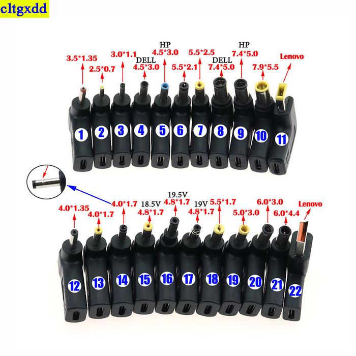 1PCS Type C female head to DC 5.5 x 2.5 4.5 * 3.0 4.8 * 1.7 7.4 *