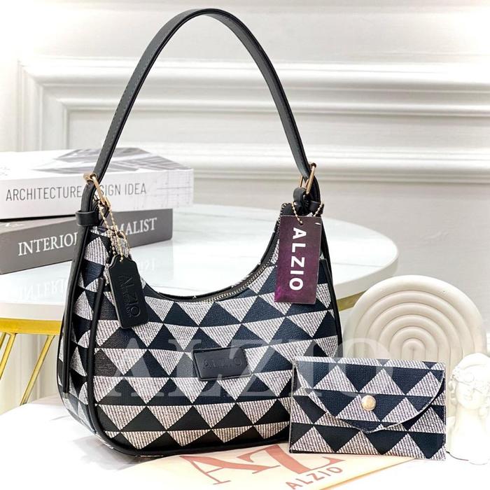 ALZIO - tas wanita selempang bahu korean bag style - ALZIO SHOULDER BAG PIANO