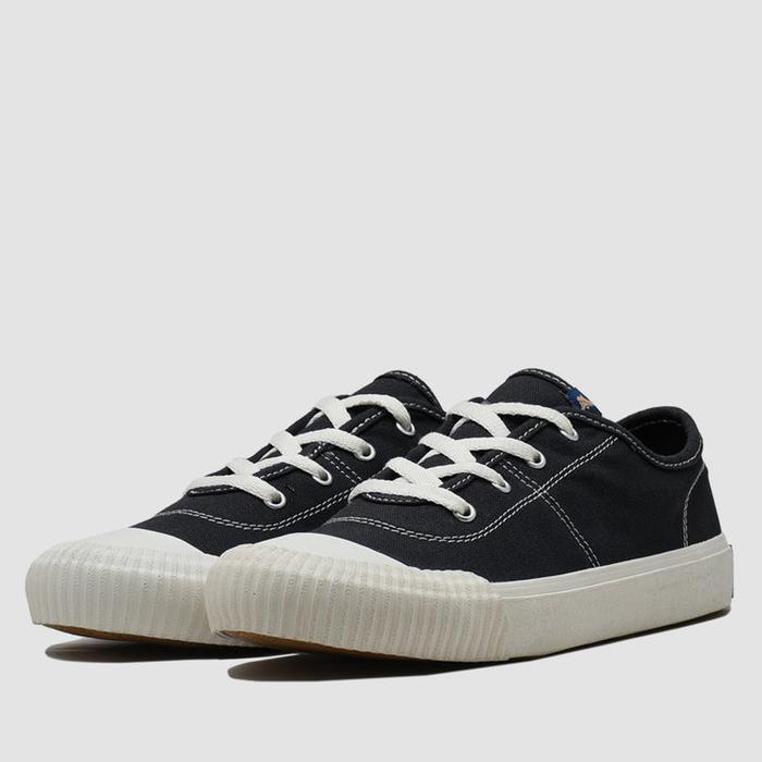 Brodo - Sepatu Sneaker Vulcan Low Black Ws Best Seller