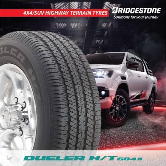 Ban mobil 265 65 r17 Bridgestone Dueler 684 ukuran 265/65 r17 D684 cocok untuk Fortuner Pajero 265 6