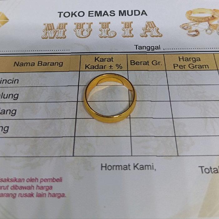 Cicin Emas Wanita Dan Pria 2gr Free Surat Dari Toko