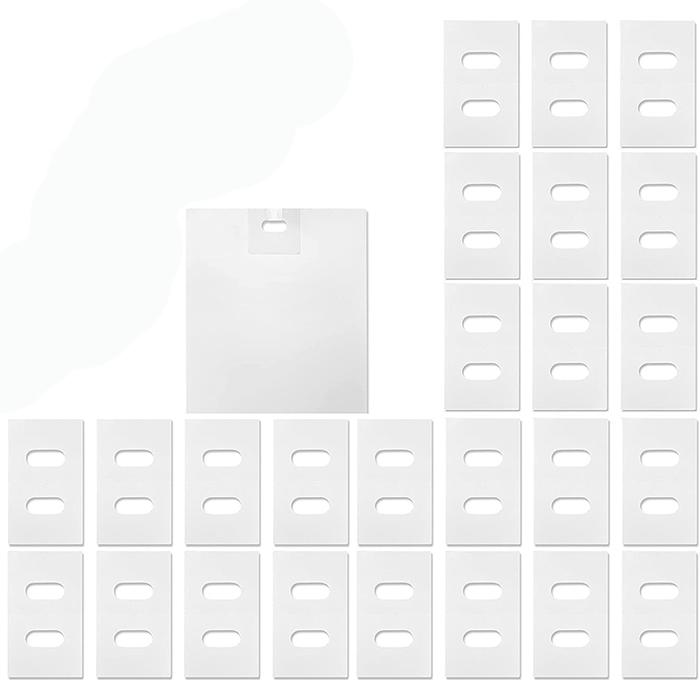 Vertical Blind Repair Tabs-25 Sets Clear Vertical Blind Repair Tabs Vane Saver Self Adhesive Vertica