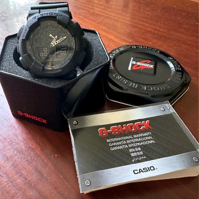 Casio G-Shock Water resistant Original Jam Tangan Pria GA-100-1A1DR Waterproof (second)