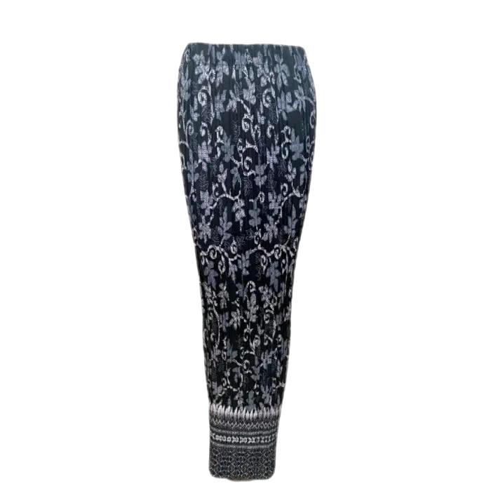 ROK PLISKET JUMBO BATIK Bawahan Setelan Kebaya Paya Hitam  Parang Hitam Motif batik celana Panjang W