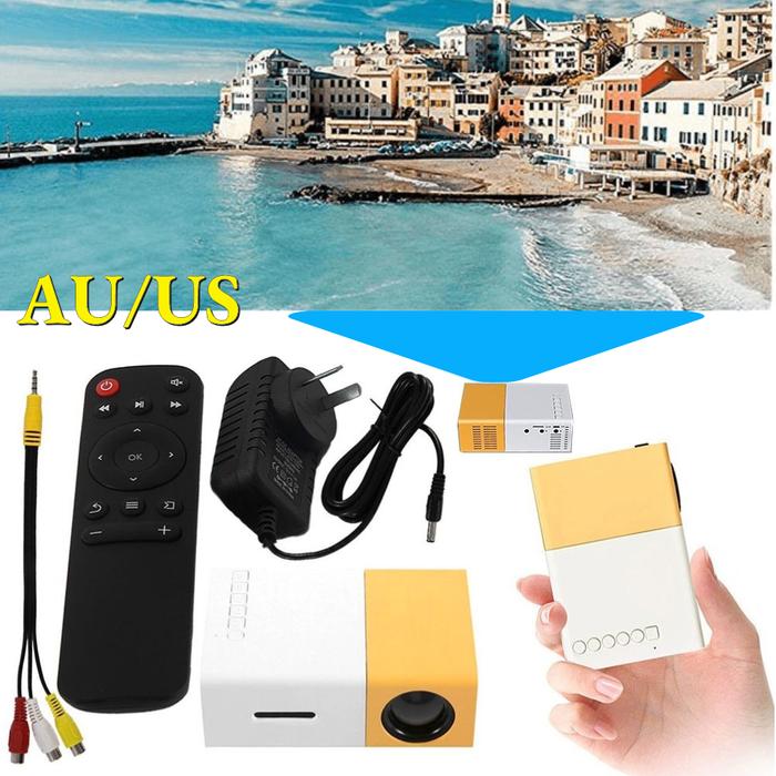 Mini Pocket Projector Support HDMI USB AV TF Card Portable Projector Outdoor Video Movie Projector f