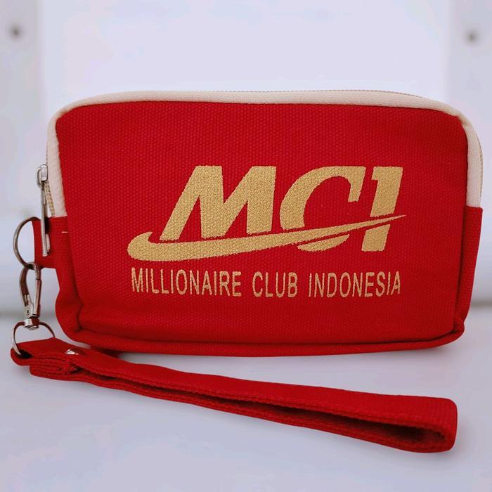 Dompet Mci / Hand Bag clutch 3 reslecting bisa untuk ada tali panjang