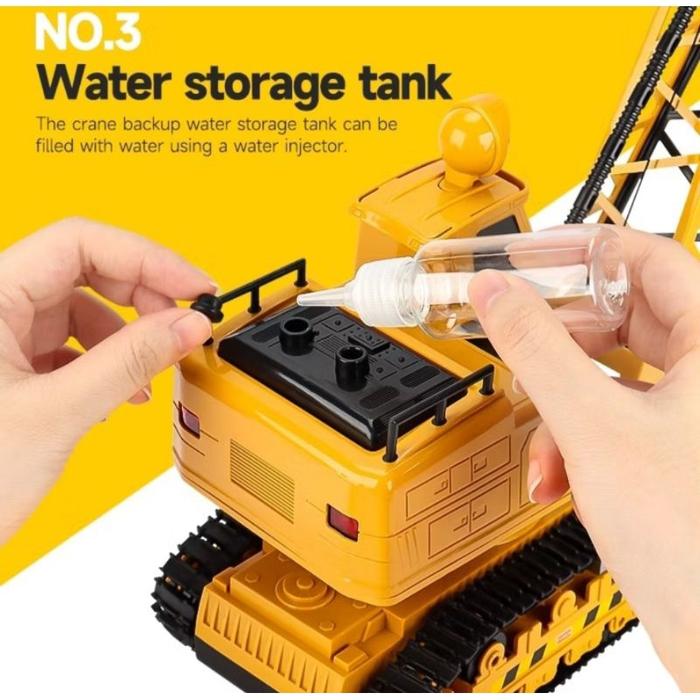 RC Crane 1:20 Construction Mobil Remote Control Truck 2.4Ghz RC Crane Excavator Pr17581