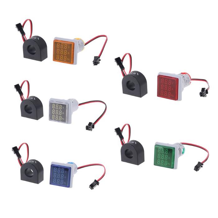 Multifunction Power Energy Panel Meter Frequency Meter LCD Digital