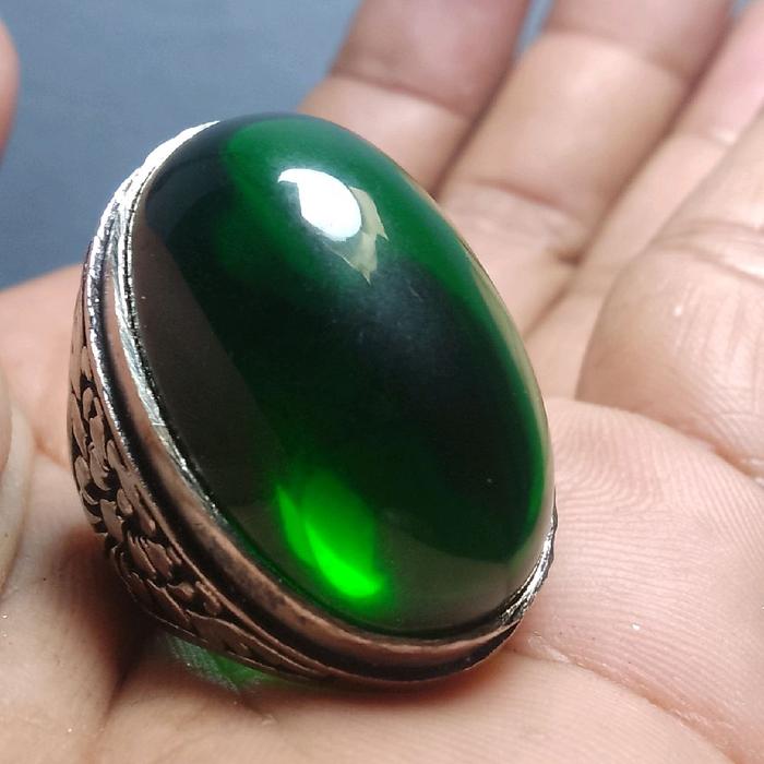batu cincin akik Kinyang daun