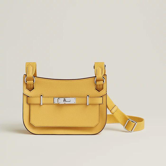 Tas Premium Wanita,Tas Selempang，HERMES,Jypsiere Mini Shoulder Bag,yellow