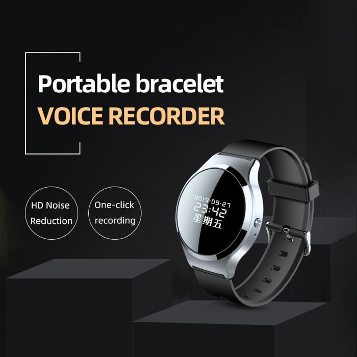 Digital Watch Voice Recorder with OLED Screen Professional Audio