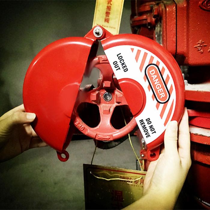 1-2.5 Inch Master Lock Rotating Gate Valve Lockout Tank Gas Bottle