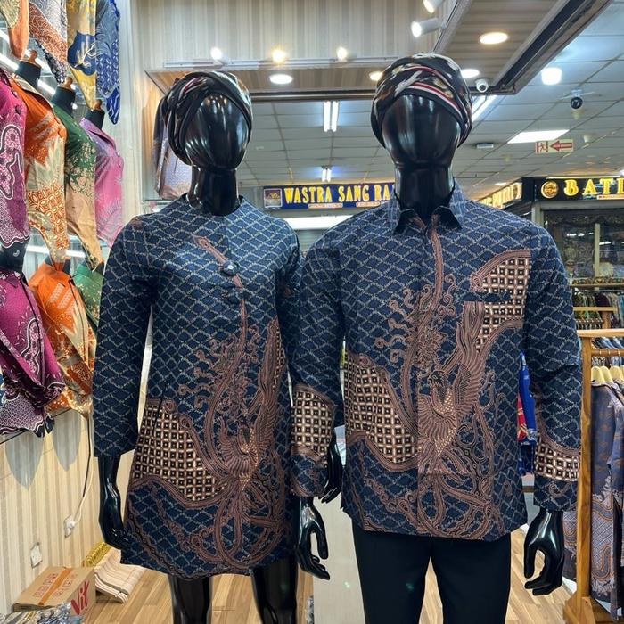 Baju Batik Kemeja Tunik Bahan Katun Prima Premium Model Tunik Dan Kemeja Jaitan Semi Jas Seragam Cou