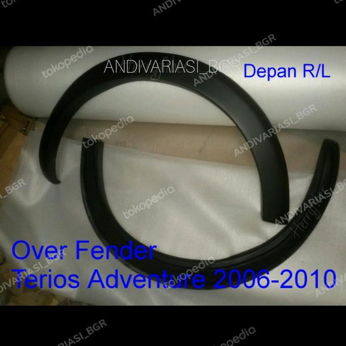 Over Fender Satuan Terios Adventure Model 2006-2011 Bagian Depan