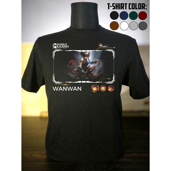 Kaos Mobile Legend Wanwan Katun Premium - ML_0011