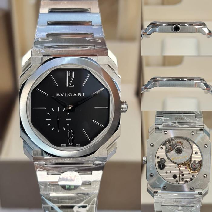 Jam Tangan Pria BulgariOcto Finissimo Titanium 40mm Swiss Caliber BVL 138 Fullset Watches