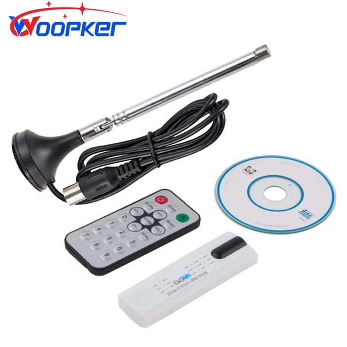 Woopker DVB Antena Digital USB 2.0 HDTV TV Tuner Receiver dengan
