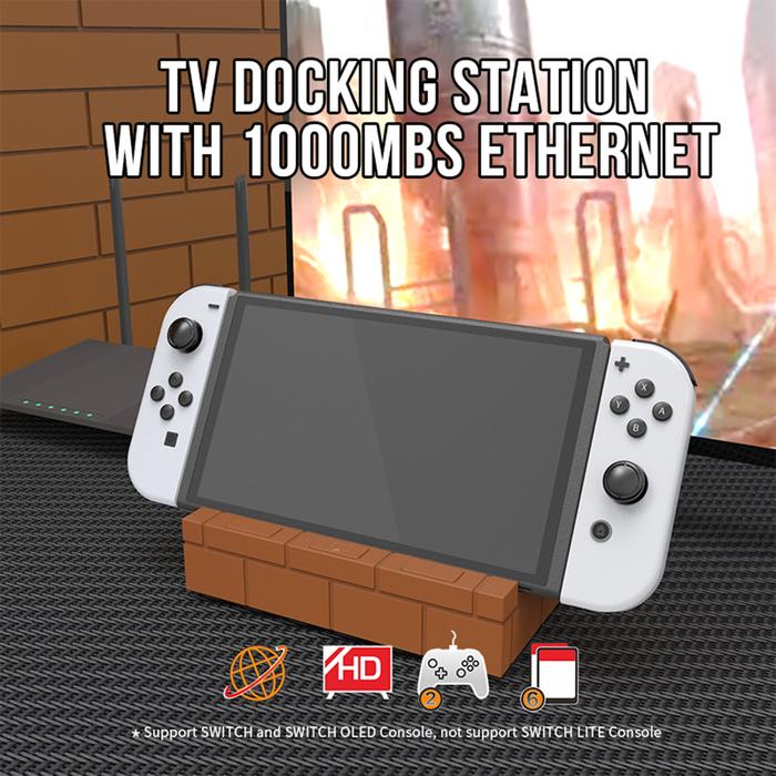 Untuk Nintendo Switch / Switch OLED, Stasiun Docking TV dengan